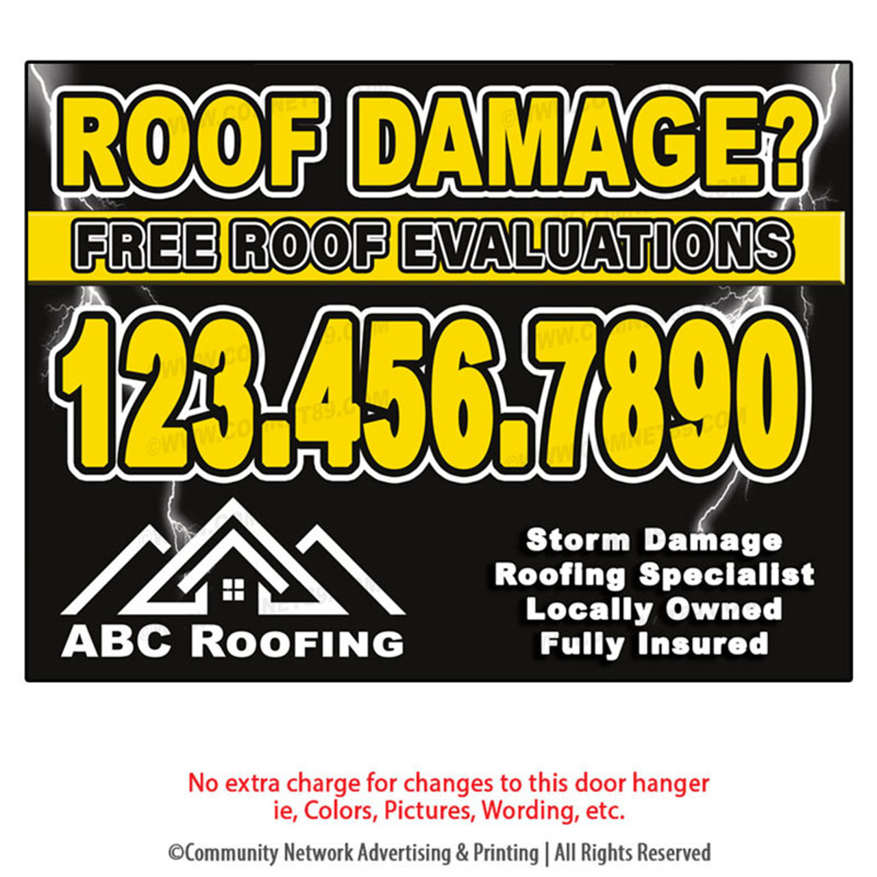 Roofing Banner 03 | 4' x 4'