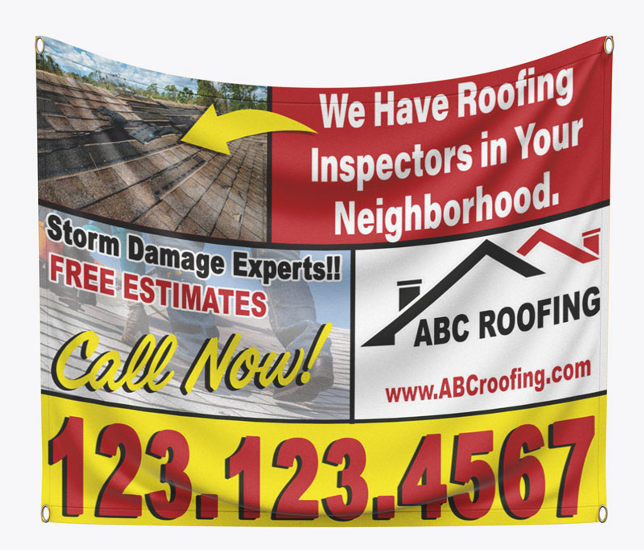 Roofing Banner 05 | 4' x 4'