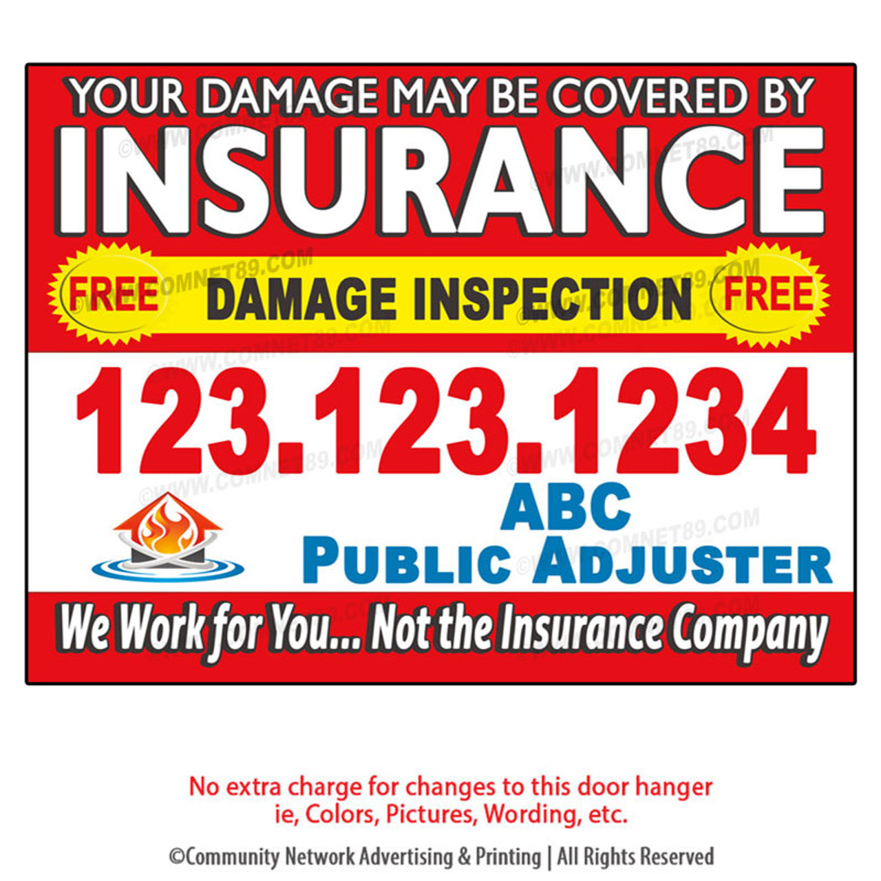 Adjuster Banner 01 | 4' x 4'