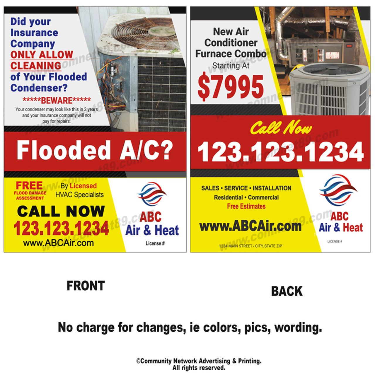 Flooded Condenser HVAC Flyer 02 | 8.5 x 11