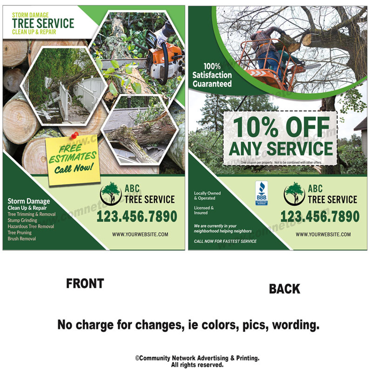 Tree Service Flyer 01 | 8.5 x 11