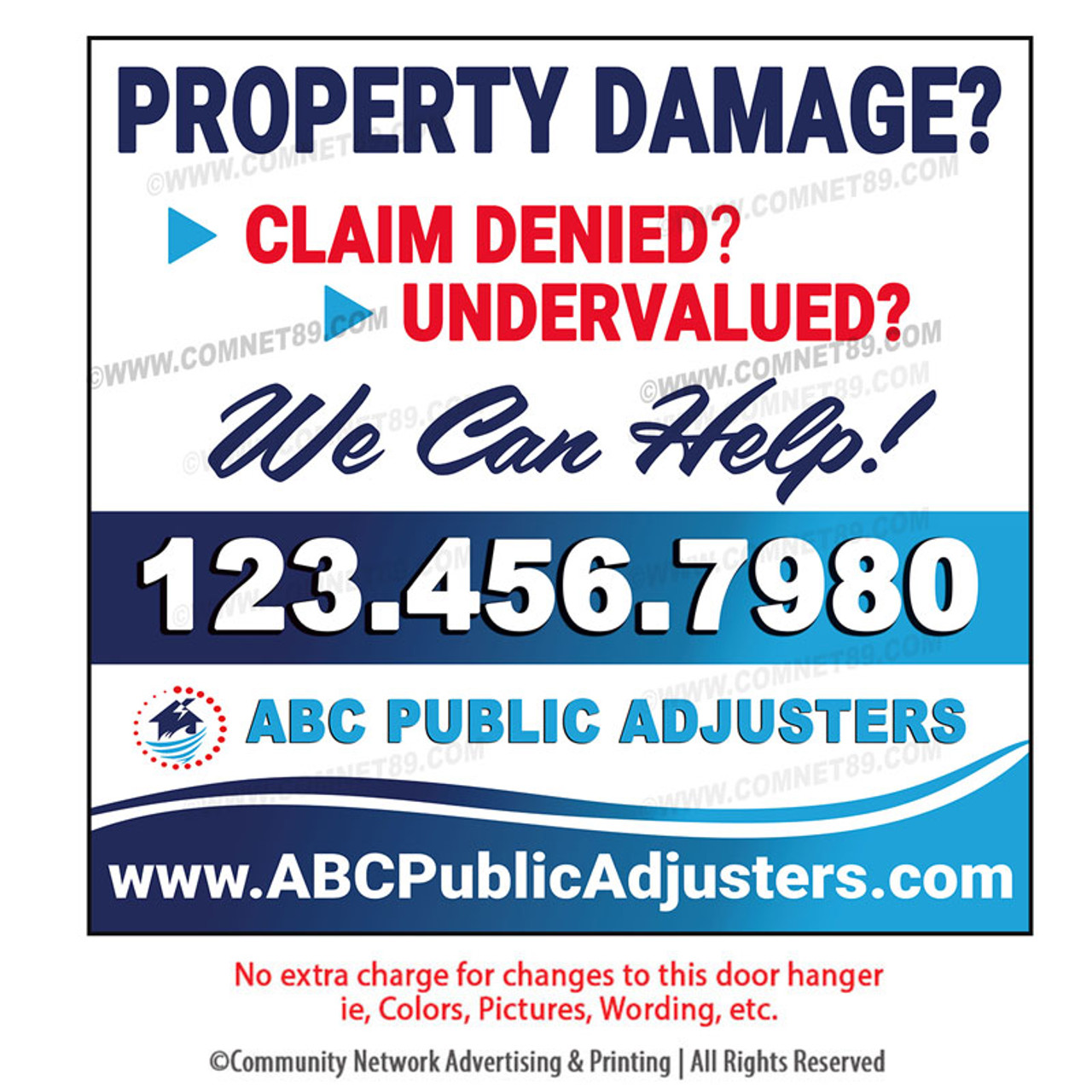 Adjuster Banner 07 | 4' x 4'