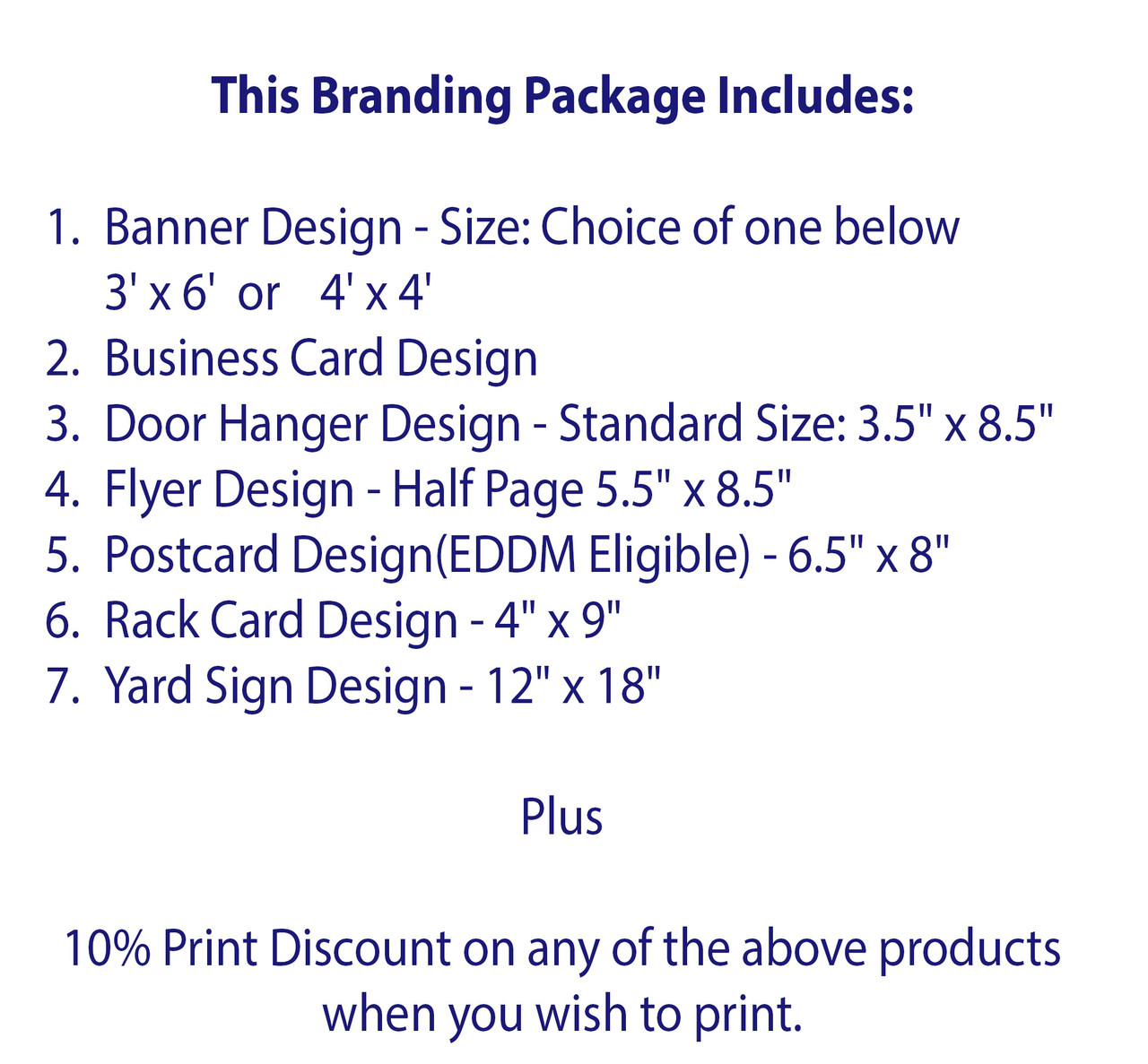 Package A - Print Media Branding