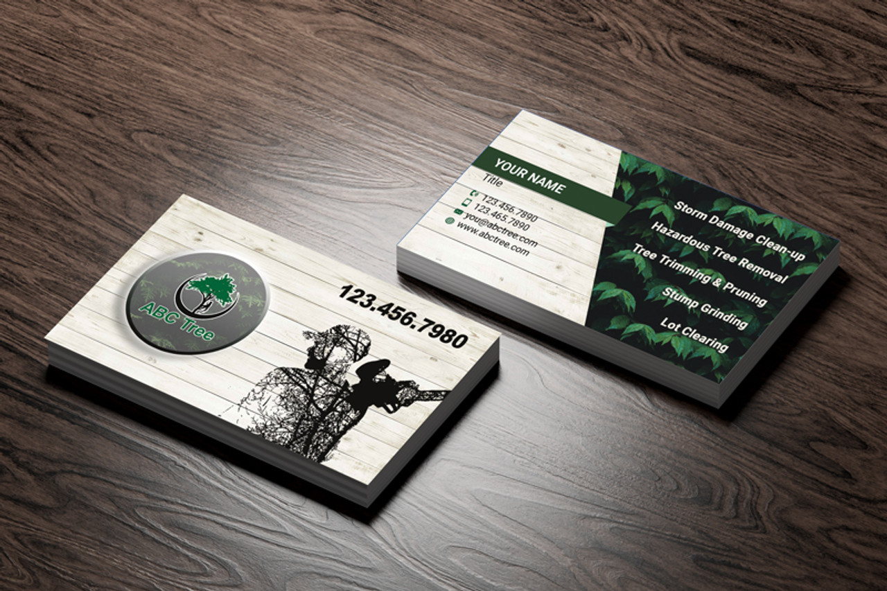 Tree Service Business Card 02 | Double Sided