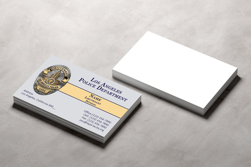 LAPD Business Card #10 | Lieutenant Badge