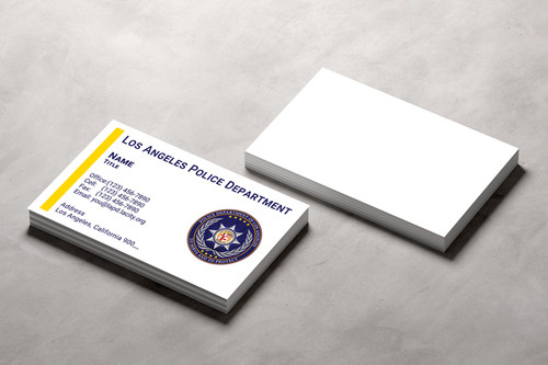 LAPD Business Card #19 | Department Patch