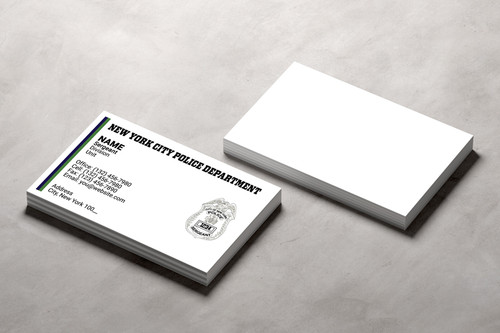 New York Police Department Business Card #12 | Sergeant Badge