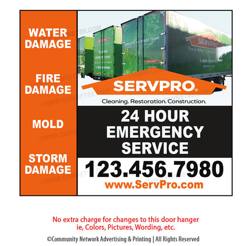 Servpro Banner 03 | 4' x 4' Servpro Banner 03 | 4' x 4'