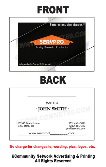 Servpro Business Card 08