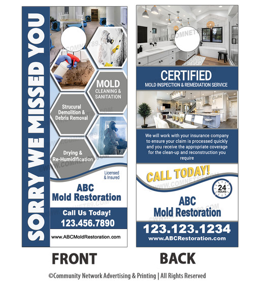 Mold Remediation Door Hanger 04
