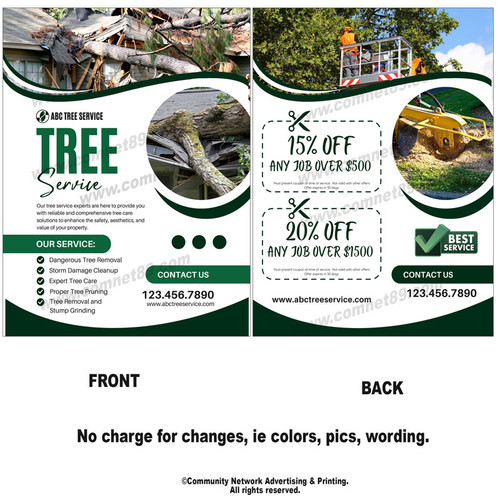 Tree Service Flyer 05 | 8.5 x 11 Tree Service Flyer 05 | 8.5 x 11