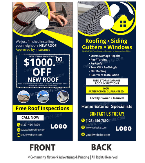 Roofing Door Hanger 21 Roofing Door Hanger 21