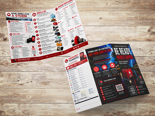 Emergency Preparedness Brochure 01 | 8.5 x 11 | TriFold