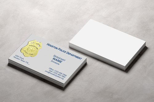 HPD Business Card #2 | Police Sergeant