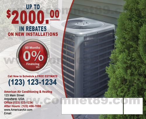6.5 x 8 HVAC Postcard 09
