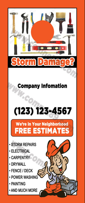 Remodeling & Restoration Door Hanger 01 Remodeling & Restoration Door Hanger 01