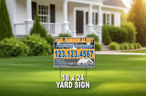 Roofing Yard Sign 04 | 18 x 24