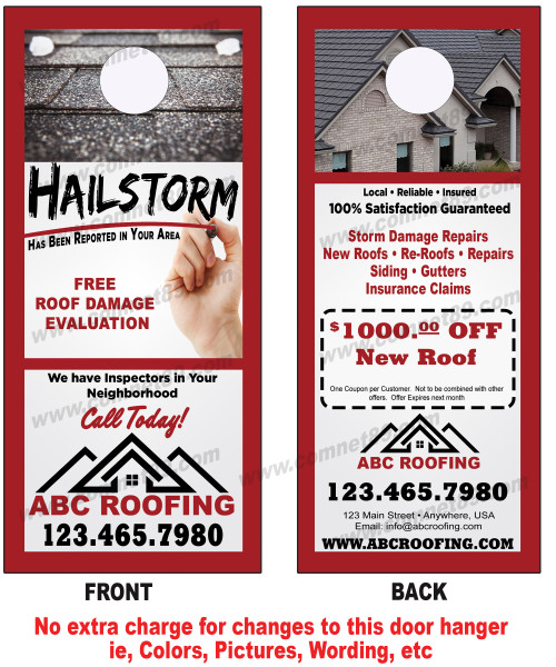 Roofing Door Hanger 09 Roofing Door Hanger 09