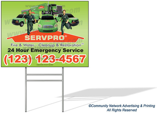 Servpro Yard Sign #1 | 18 x 24