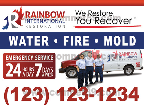 Rainbow Restore Yard Sign 01 | 18 x 24