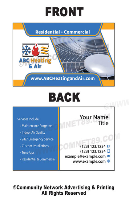 HVAC Business Card 04 HVAC Business Card 04