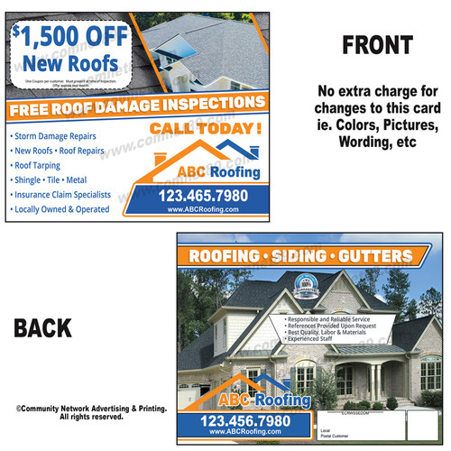 Roof EDDM Postcard 13 | 6.5 x 8