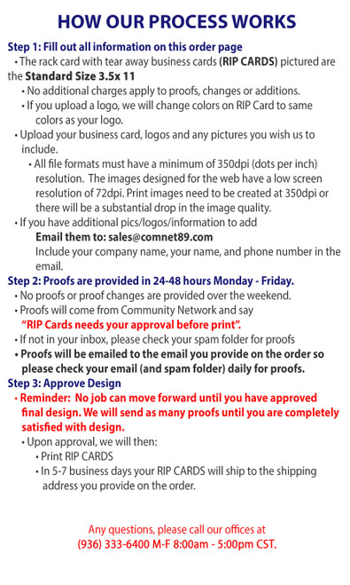 RIP Rack Card 02 | Rack Card + Business Card