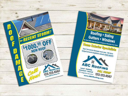 Roofing Flyer 03 | Half Page