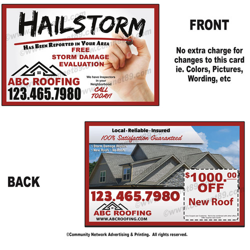 Roofing Flyer 09 | 5.5 x 8.5 | Half Page