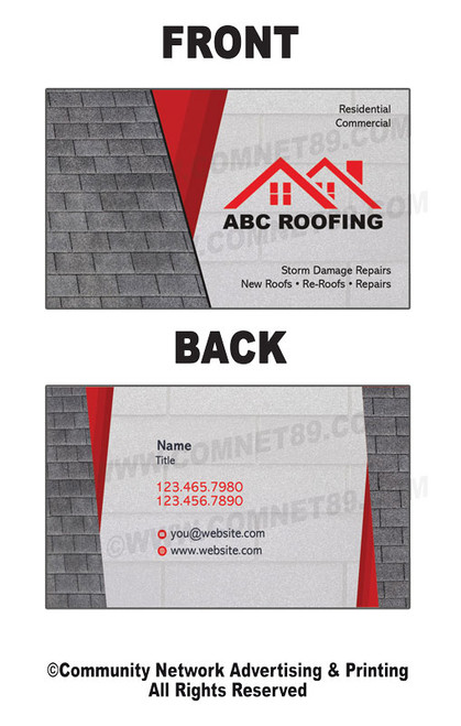 Roofing Business Card 07