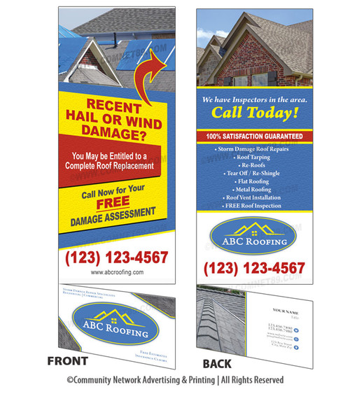 Roofing RIP Rack Card 10 | Rack Card + Business Card