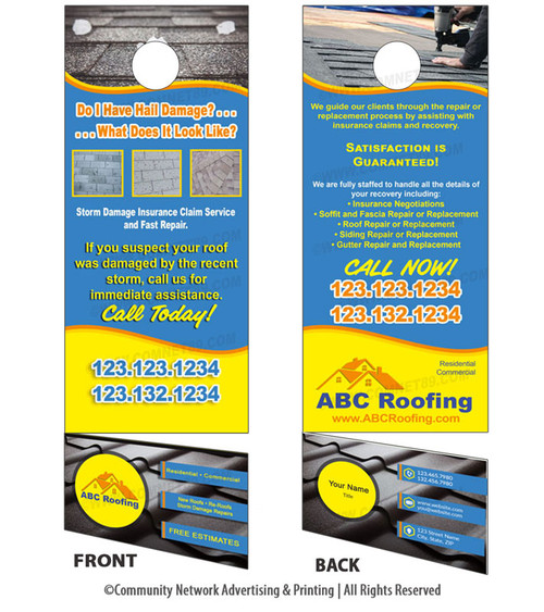 Roofing RIP Door Hanger 14 Roofing RIP Door Hanger 14