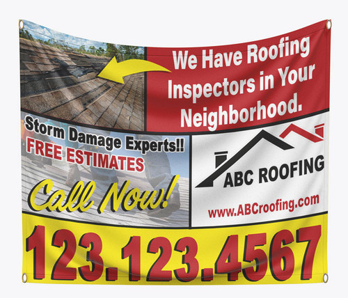 Roofing Banner 05 | 4' x 4'