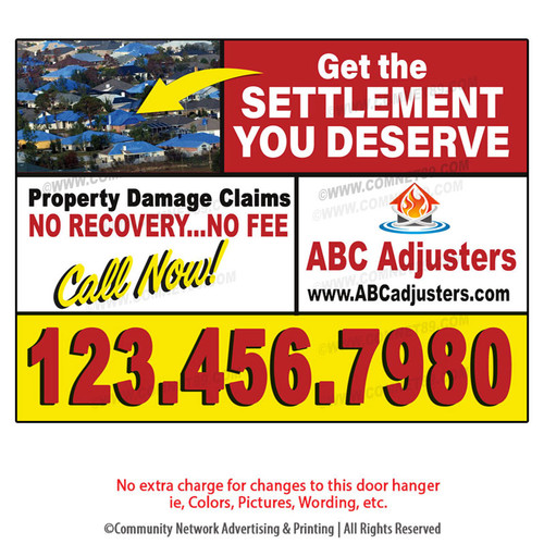 Adjuster Banner 04 | 4' x 4'