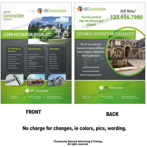 Property Restoration Flyer 01 | 8.5 x 11 Property Restoration Flyer 01 | 8.5 x 11