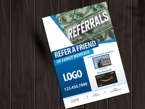 Refer a Friend Roofing Flyer 15 | 5.5 x 8.5