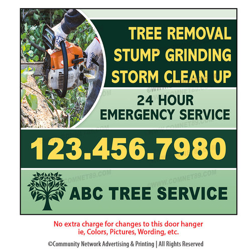 Tree Service Banner 02 | 4' x 4' Tree Service Banner 02 | 4' x 4'