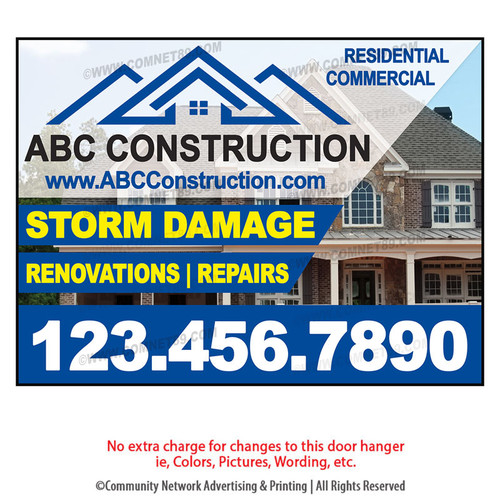 Property Restoration Yard Sign 01 | 18" x 24" Property Restoration Yard Sign 01 | 18" x 24"