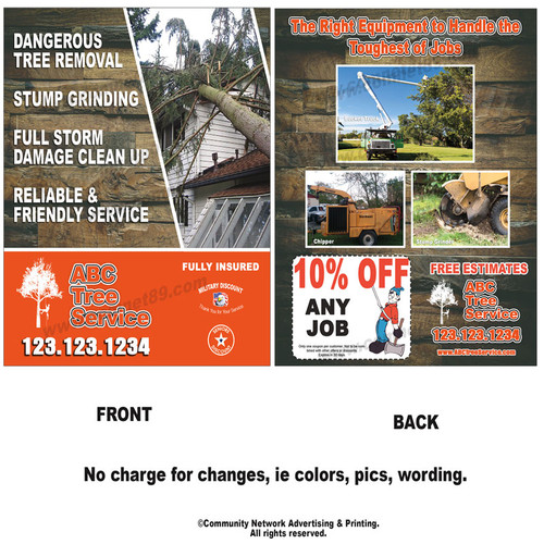 Tree Service Flyer 06| 8.5 x 11 Tree Service Flyer 06| 8.5 x 11