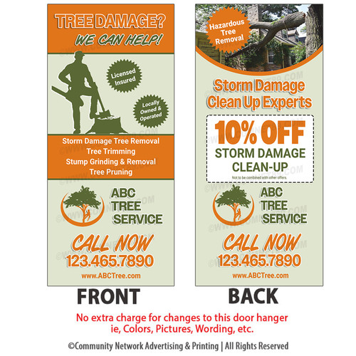 Tree Service Rack Card 02 | 4" x 9" Tree Service Rack Card 02 | 4" x 9"