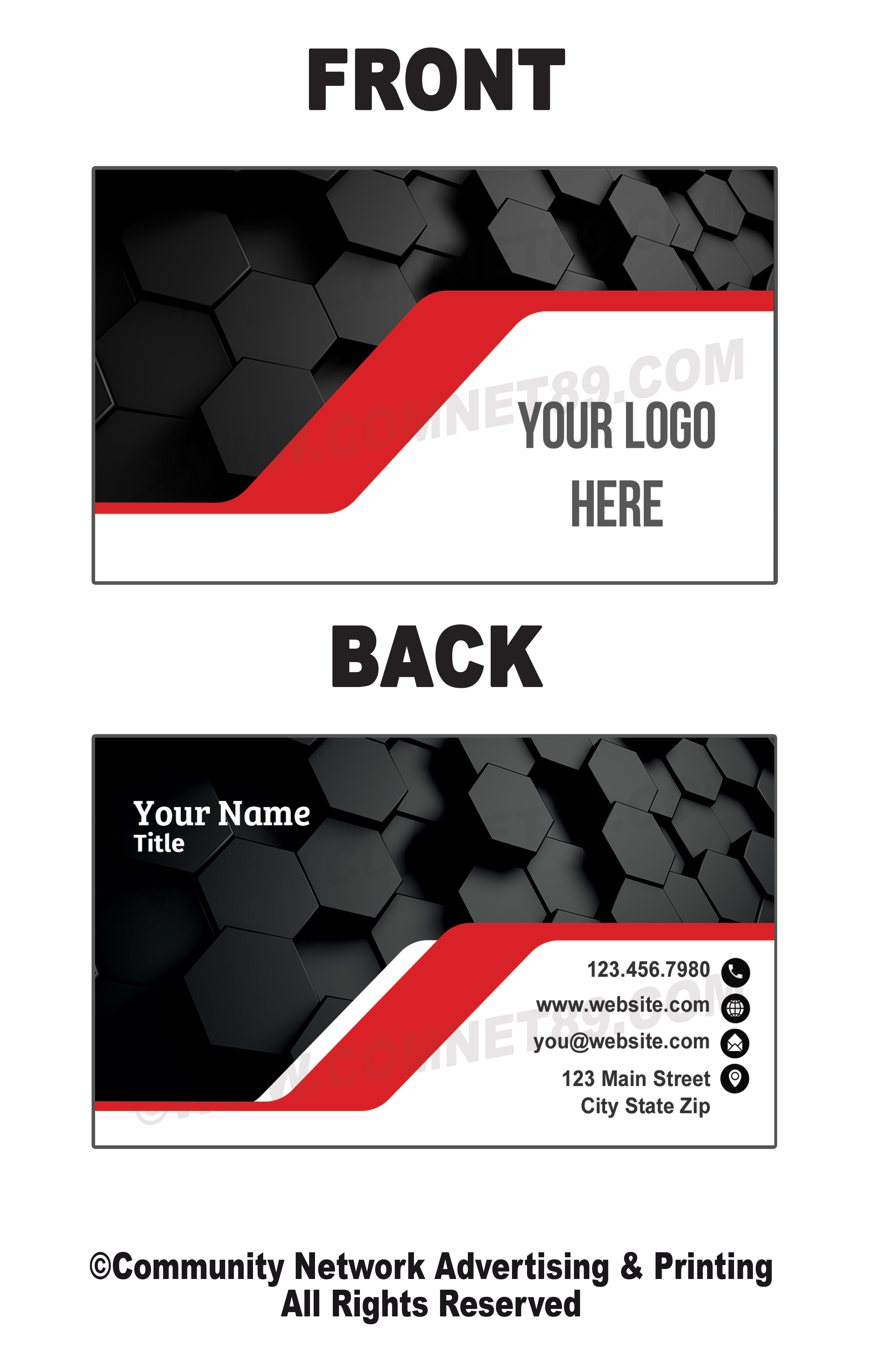 Business Card for Public Insurance Adjuster 3D Design