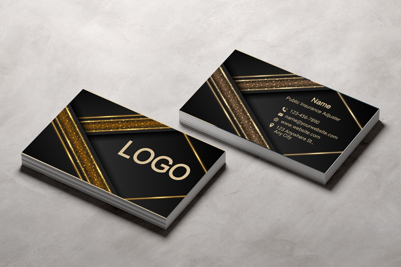 Customizable Business Card for Public Adjuster