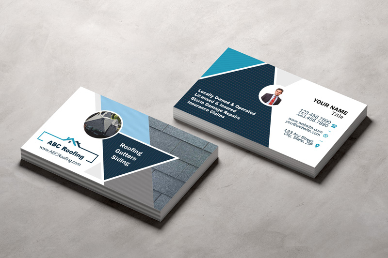 Unique Business Card Design for Roofer | Community Network