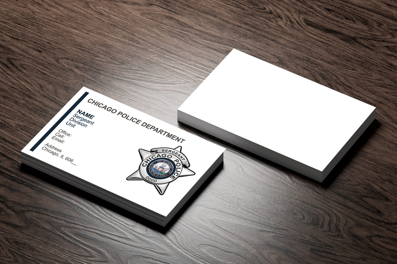 Chicago Police Department Business Card #4 | Sergeant