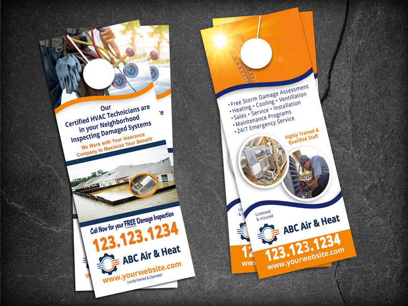 Identify Neighborhoods that have suffered storm damage (Hail Storms, Hurricanes, Floods, Tornadoes, Wildfires, Wind Storms, Ice Storms, etc.) and drop off your door hanger to homeowners who suffered damage in those neighborhoods.