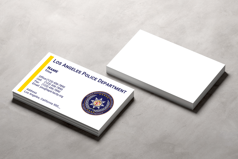 Our company provides prompt and reliable service for LAPD business cards. We ensure that all contact information is accurately included, and proofs are promptly provided within 24-48 hours. 