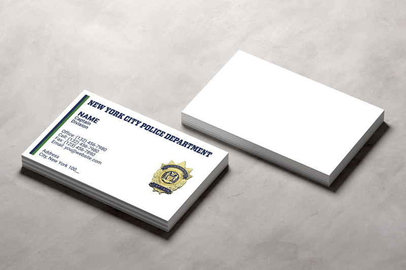 NYPD Business Card #14 for Captains