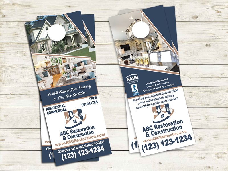 Plumbing Door Hanger (Canva Template)