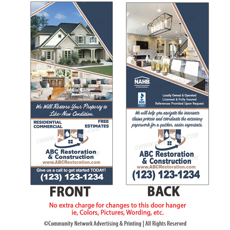Looking for a powerful way to connect with potential clients after a storm? Look no further than our property damage rack card.  