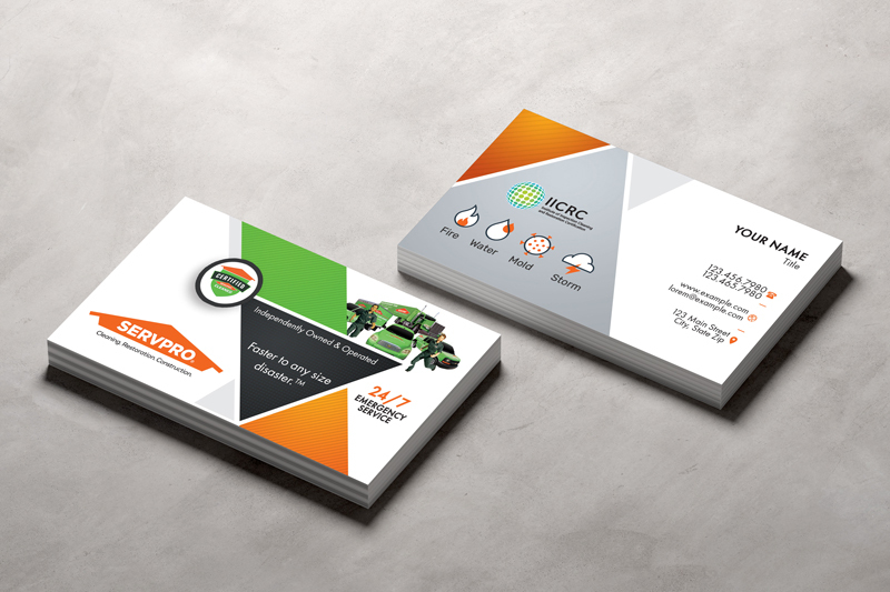 Invest in Servpro business cards and experience the power of unique personalization. Make a lasting impression that sets you apart from the crowd. 